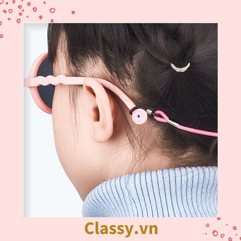 Dây buộc khẩu trang, buộc vào kính, màu sắc tươi mới, họa tiết ngẫu nhiên PK1091