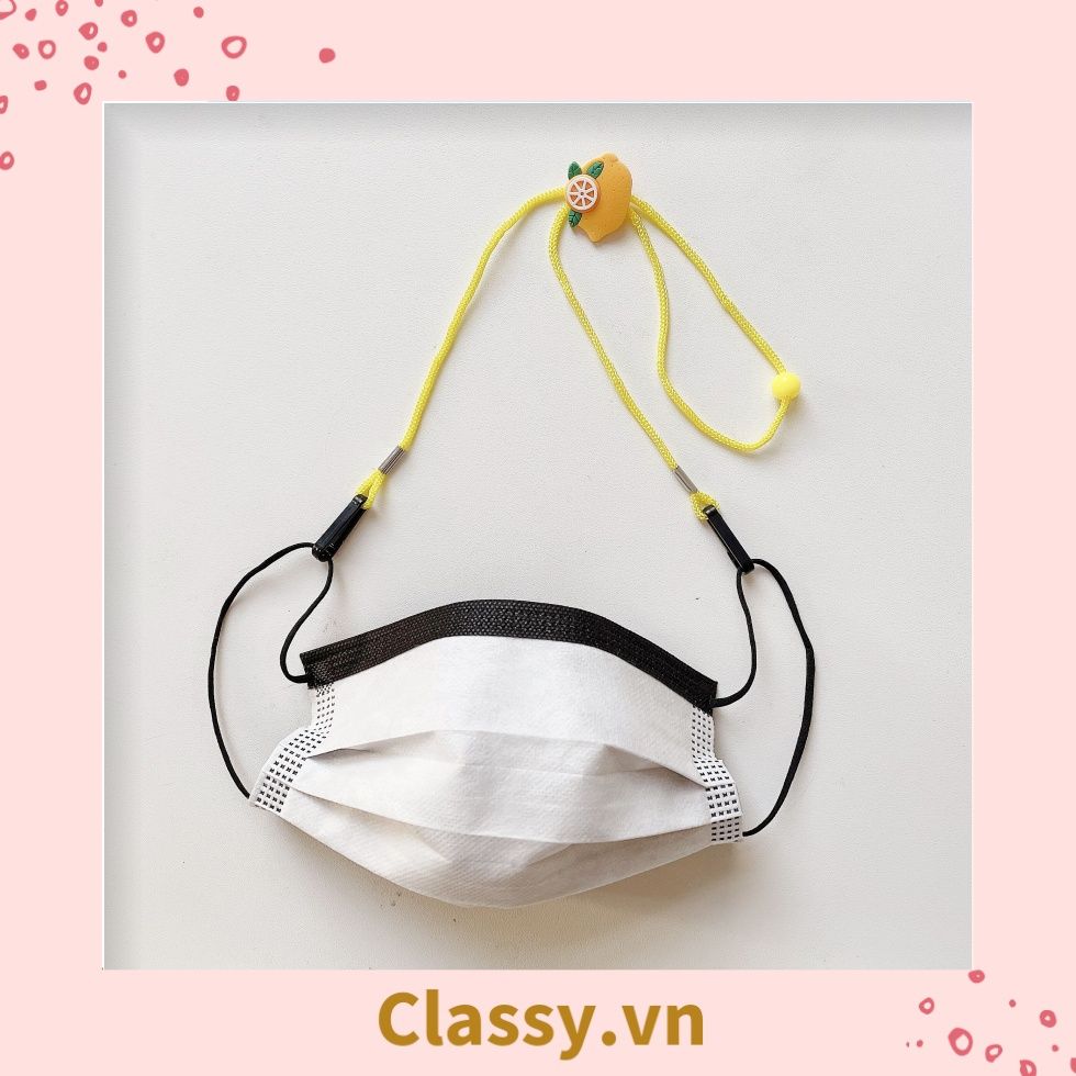 Dây buộc khẩu trang, buộc vào kính, màu sắc tươi mới, họa tiết ngẫu nhiên PK1091