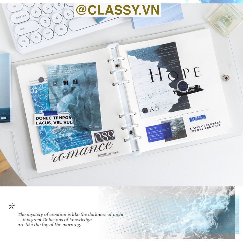Classy Giấy ghi chú, giấy note 11 X 9 CM, 80 trang in hình động vật phong cảnh tại hòn đảo PUPU PK1525