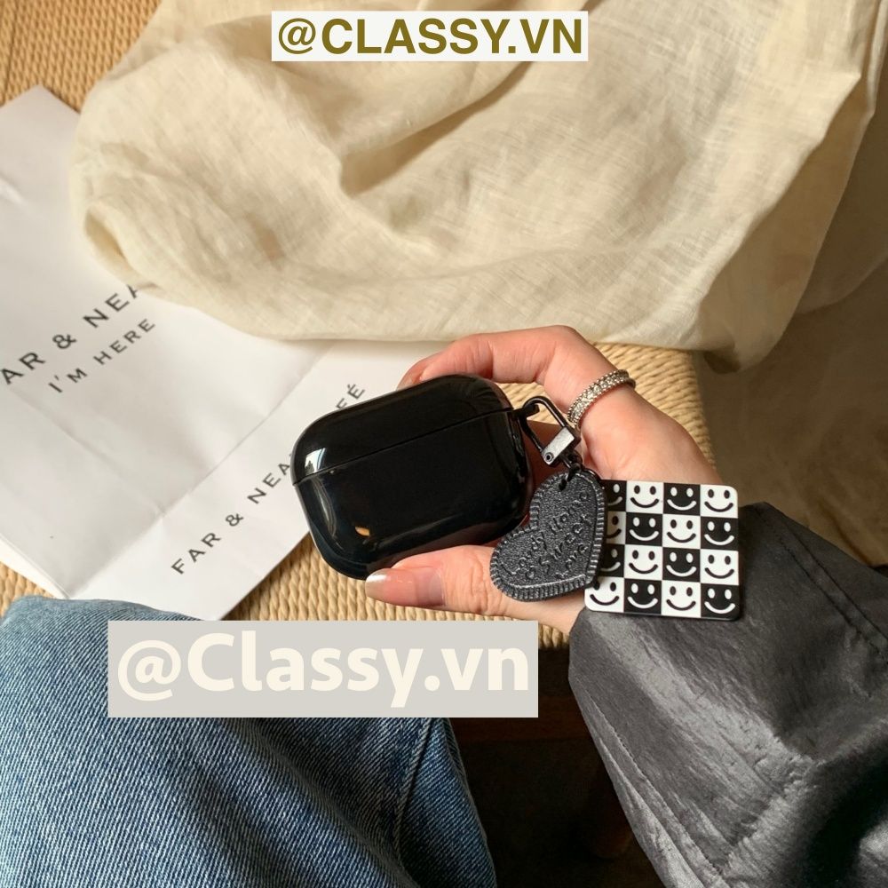 Classy Móc khóa trắng đen nhiều họa tiết độc đáo, móc khóa điện thoại, balo thời trang PK1540