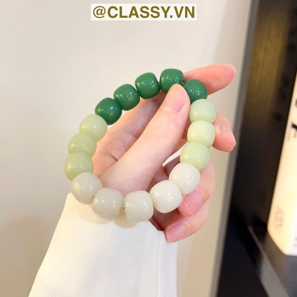 Classy Vòng tay chuyển màu Tự Nhiên Đá Khoáng hạt đá mặt trăng co giãn Trang Sức May Mắn xinh xắn cho nữ sinh PK1654