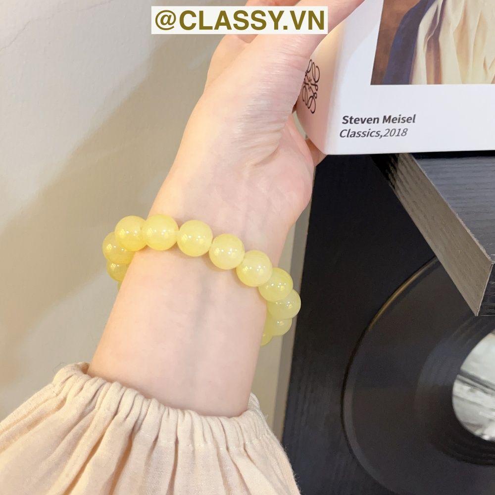 Classy Vòng tay chuyển màu Tự Nhiên Đá Khoáng hạt đá mặt trăng co giãn Trang Sức May Mắn xinh xắn cho nữ sinh PK1654