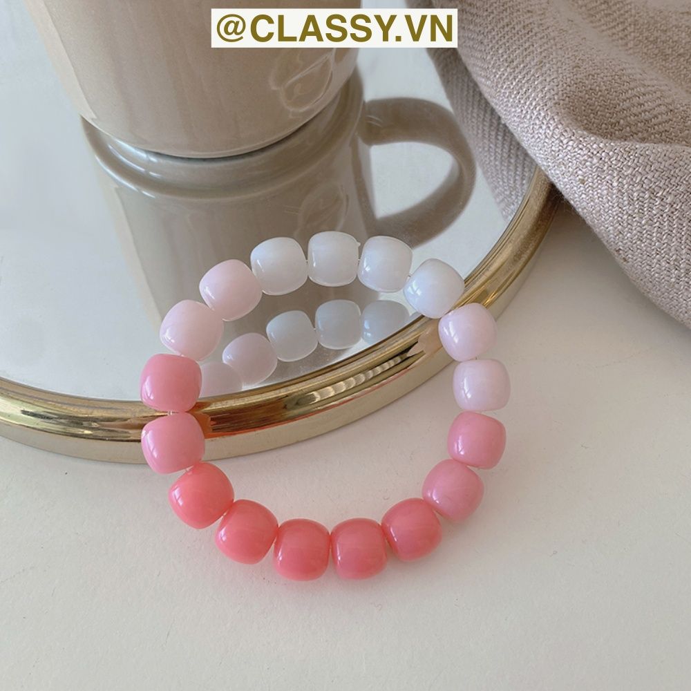 Classy Vòng tay chuyển màu Tự Nhiên Đá Khoáng hạt đá mặt trăng co giãn Trang Sức May Mắn xinh xắn cho nữ sinh PK1654