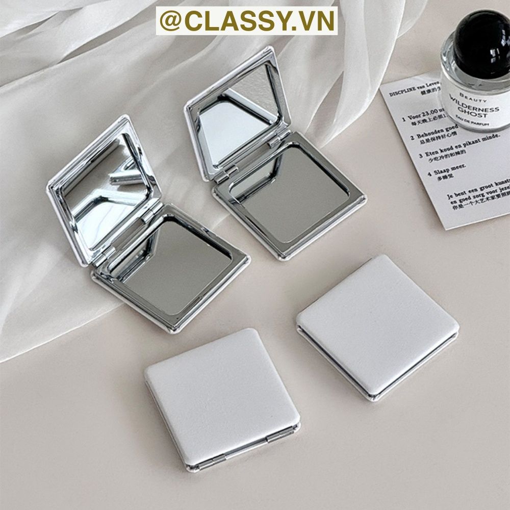 Gương trang điểm cầm tay mini 2 mặt bỏ túi, 6.5 cm , Gương cầm tay mini Hàn Quốc siêu cute, Gương hoạt hình PK1731