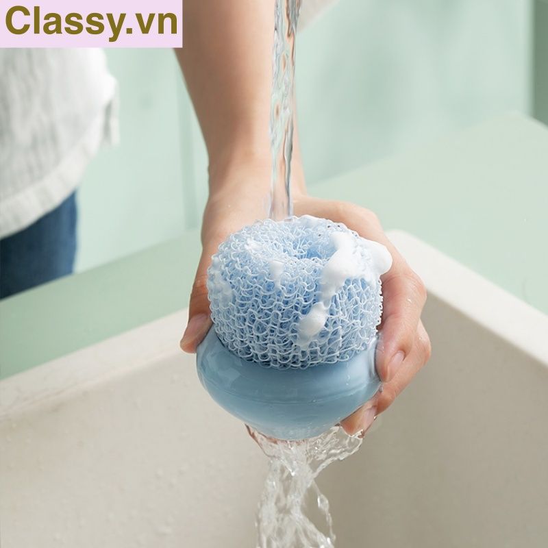 Bàn chải đa năng rửa bát hoặc massage bằng silicon và nhựa ABS có thể tháo rời, tháo rời rửa tay, rửa bát rửa nồi PK1828