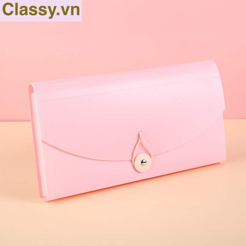 Túi Đựng Tài Liệu 13 Ngăn 26,3*14 Cặp Tệp Đựng Tài Liệu Chia Nhiều Ngăn Bìa Hồ Sợ Nhựa Cứng Chứng Từ Giấy Tờ- PK1837
