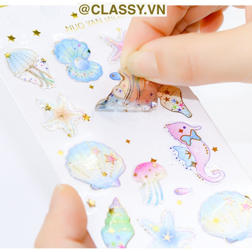 Set 3 Bộ Sticker Lấp Lánh