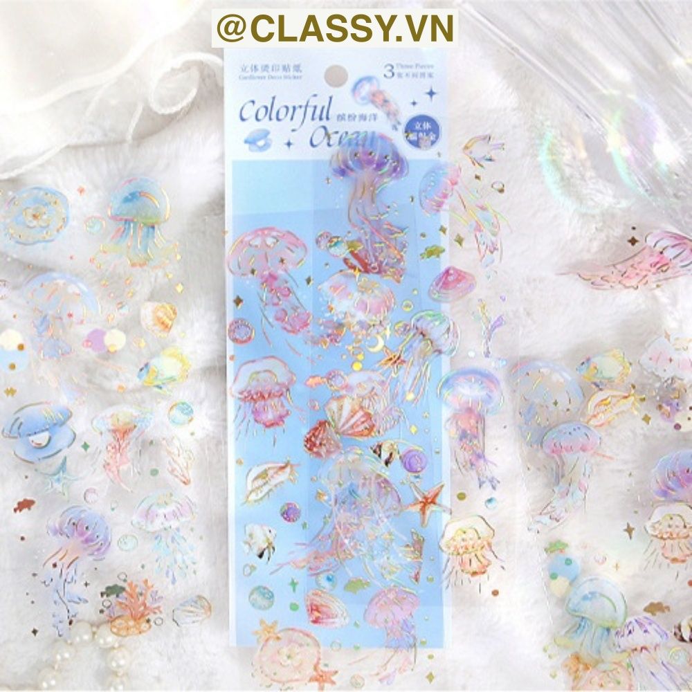 Set 3 Bộ Sticker Lấp Lánh
