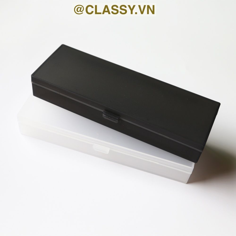PK725 Hộp đựng bút chất liệu nhựa màu pastel đính họa tiết hoạt hình ngộ nghĩnh xinh xẻo