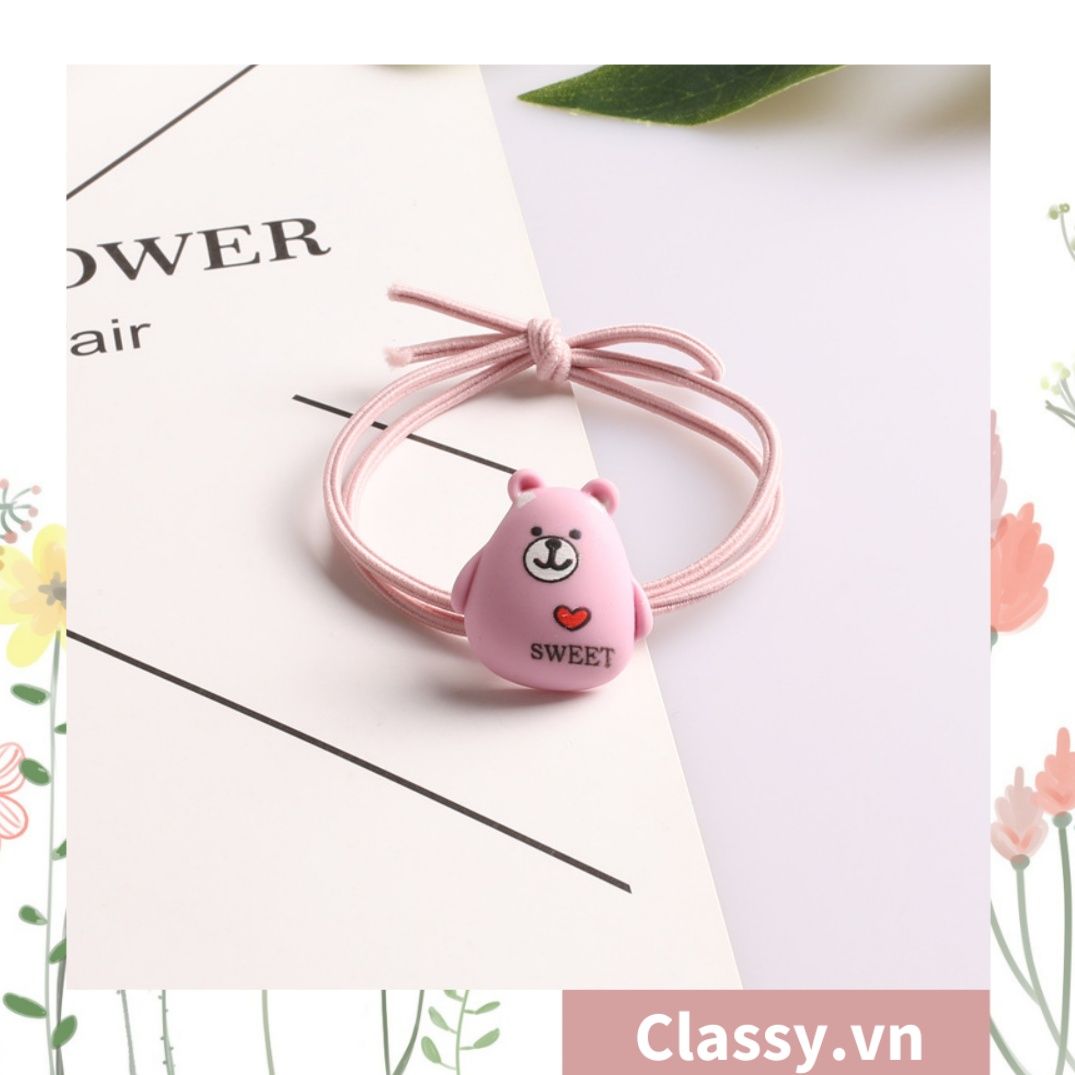 01 dây cột tóc đính hình chú cáo nhỏ, bền chắc giá rẻ, nữ tính PK736