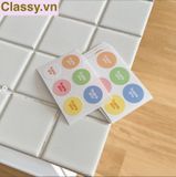  Bộ 18 Sticker hình trái tim dán hộp bánh handmade, quà tặng DYI dễ thương, tem dán quà tặng, túi giấy, thiệp, hộp quà tặng Q1816 