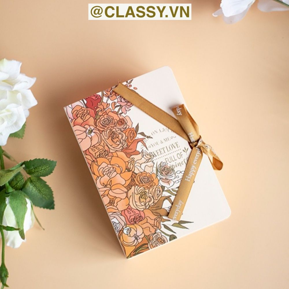 Hộp giấy đựng quà tặng gắn ruy băng Happy Every, đựng son môi, nước hoa, sô cô la Q496