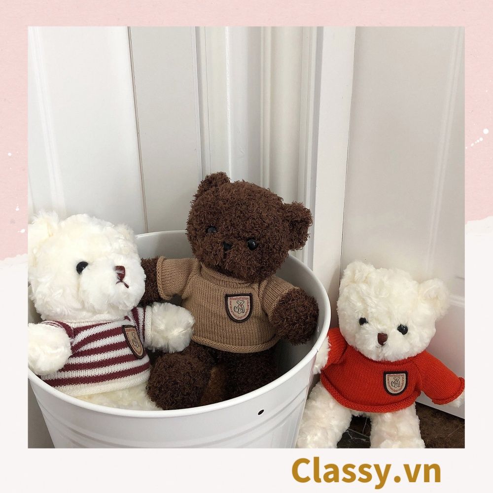 Classy Gấu bông Teddy mặc áo siêu êm siêu mịn B1375