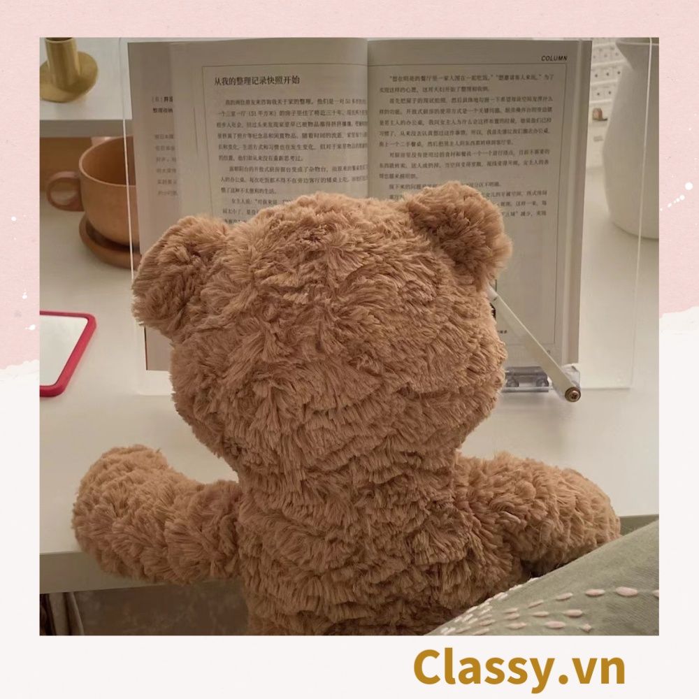 Classy Gấu bông, thú nhồi bông cỡ 25CM làm quà tặng siêu êm siêu mịn B1379