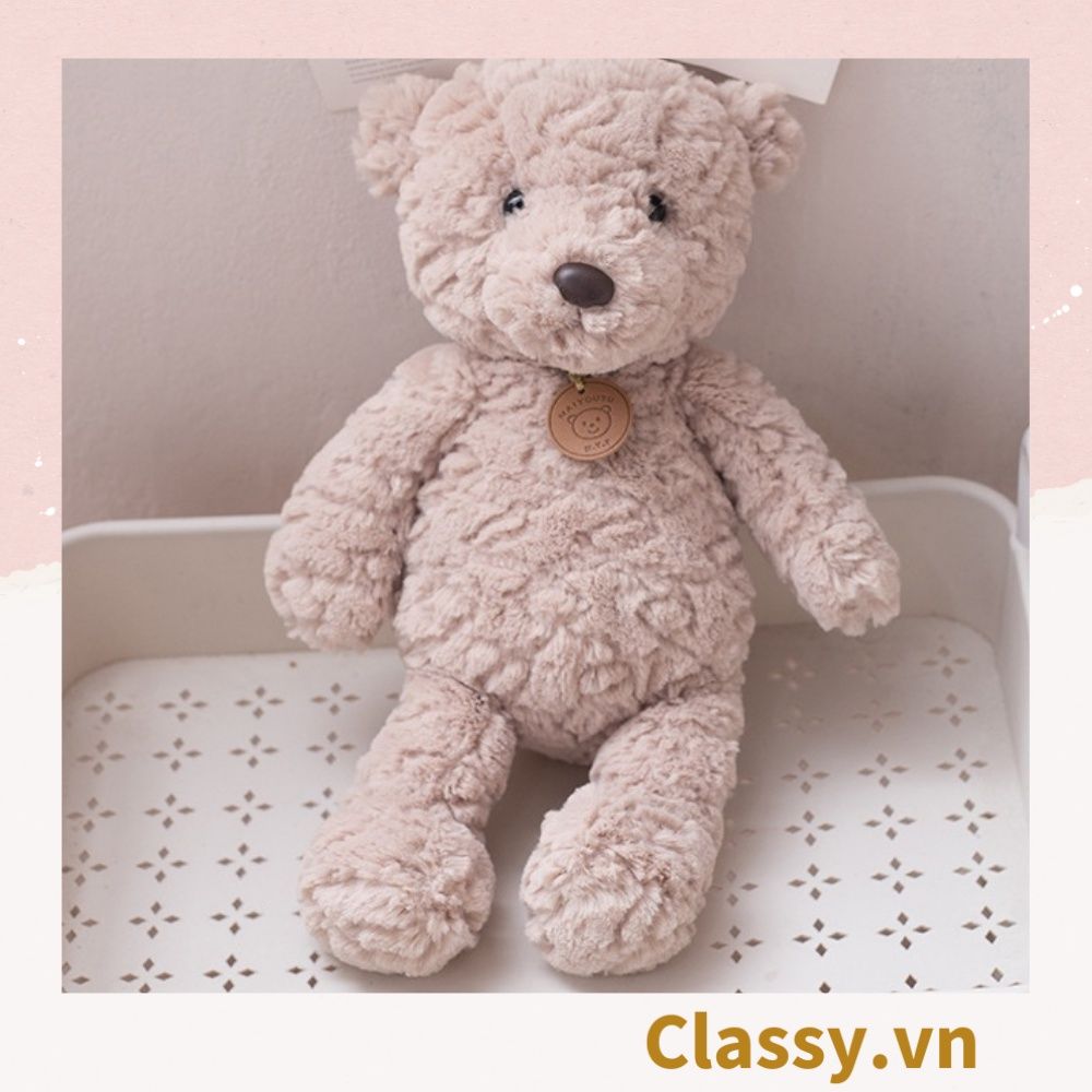 Classy Gấu bông, thú nhồi bông cỡ 25CM làm quà tặng siêu êm siêu mịn B1379