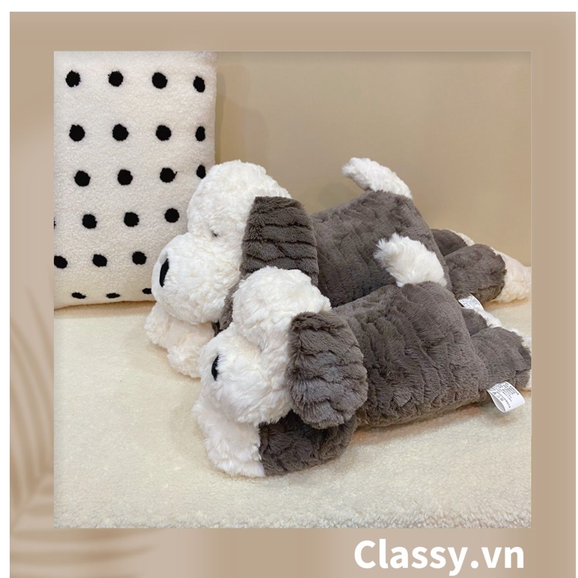 Classy Gấu bông, thú nhồi bông cỡ 25CM làm quà tặng siêu êm siêu mịn B1379