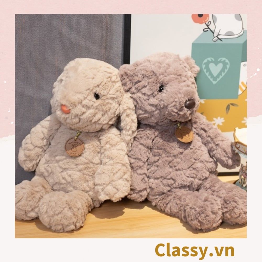 Classy Gấu bông, thú nhồi bông cỡ 25CM làm quà tặng siêu êm siêu mịn B1379
