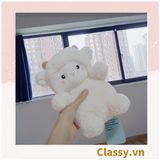  Classy Cừu bông màu trắng kích thước 25CM siêu êm siêu mịn chất liệu bông cao cấp B1783 