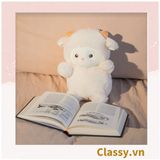  Classy Cừu bông màu trắng kích thước 25CM siêu êm siêu mịn chất liệu bông cao cấp B1783 