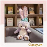  Classy Thỏ bông màu tím kích thước 50CM siêu êm siêu mịn chất liệu bông cao cấp B1784 