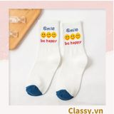  Classy Tất cổ cao, vớ cổ cao ngày mới vui vẻ, chất cotton siêu êm chân G1349 