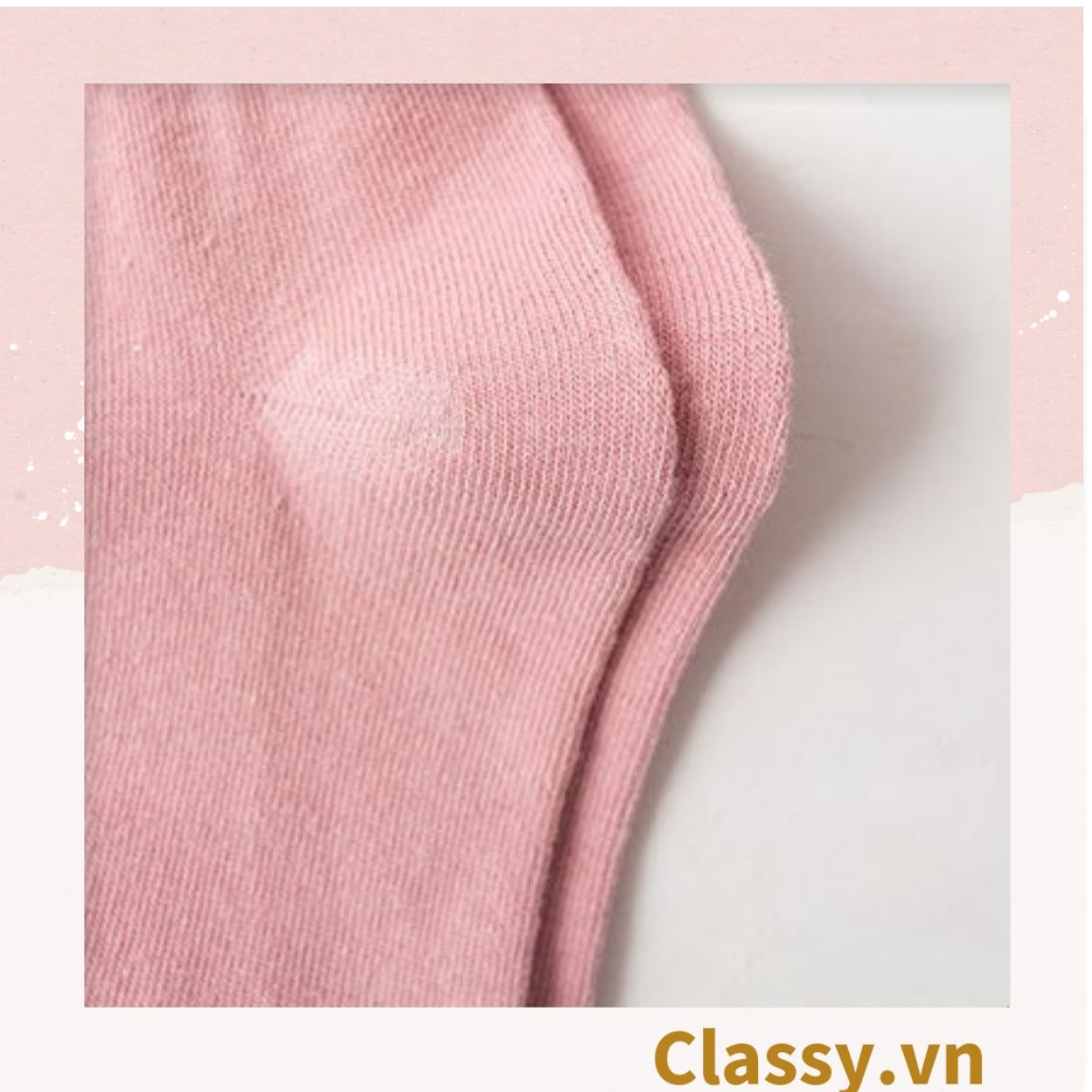  Classy Tất cổ cao, vớ cổ cao ngày mới vui vẻ, chất cotton siêu êm chân G1349 