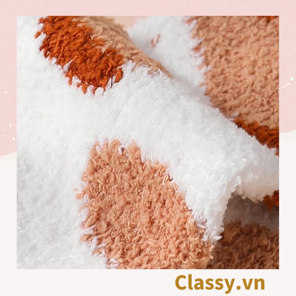  Classy Tất bông cổ cao, vớ bông cổ cao, chất dày dặn siêu ấm siêu êm G1352 