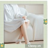  Classy Tất mỏng phối ren mix họa tiết ngẫu nhiên G1389 