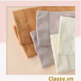  Classy Combo 2 đôi tất cotton cổ cao trơn nhiều màu G1401 