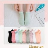  Classy Tất cổ ngắn, vớ cổ ngăn cotton dày dặn, phù hợp cả nam và nữ G1406 