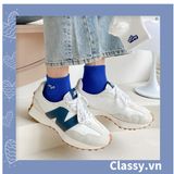  Classy Tất cổ cao, vớ cổ cao màu trơn, chất cotton dày dặn siêu ấm G1472 