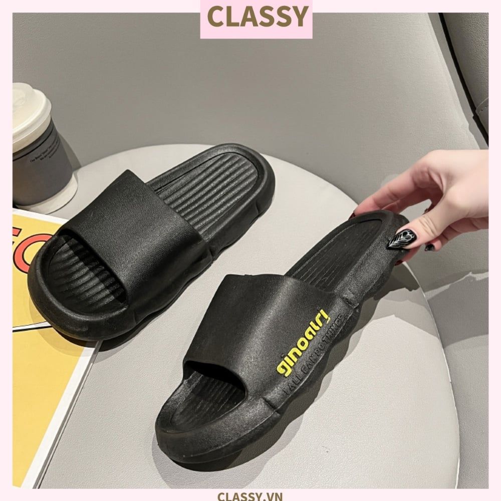 Classy Dép nữ quai ngang đế cao đi trong nhà nữ quai ngang đế cao chất liệu eva chống ngấm nước G1701
