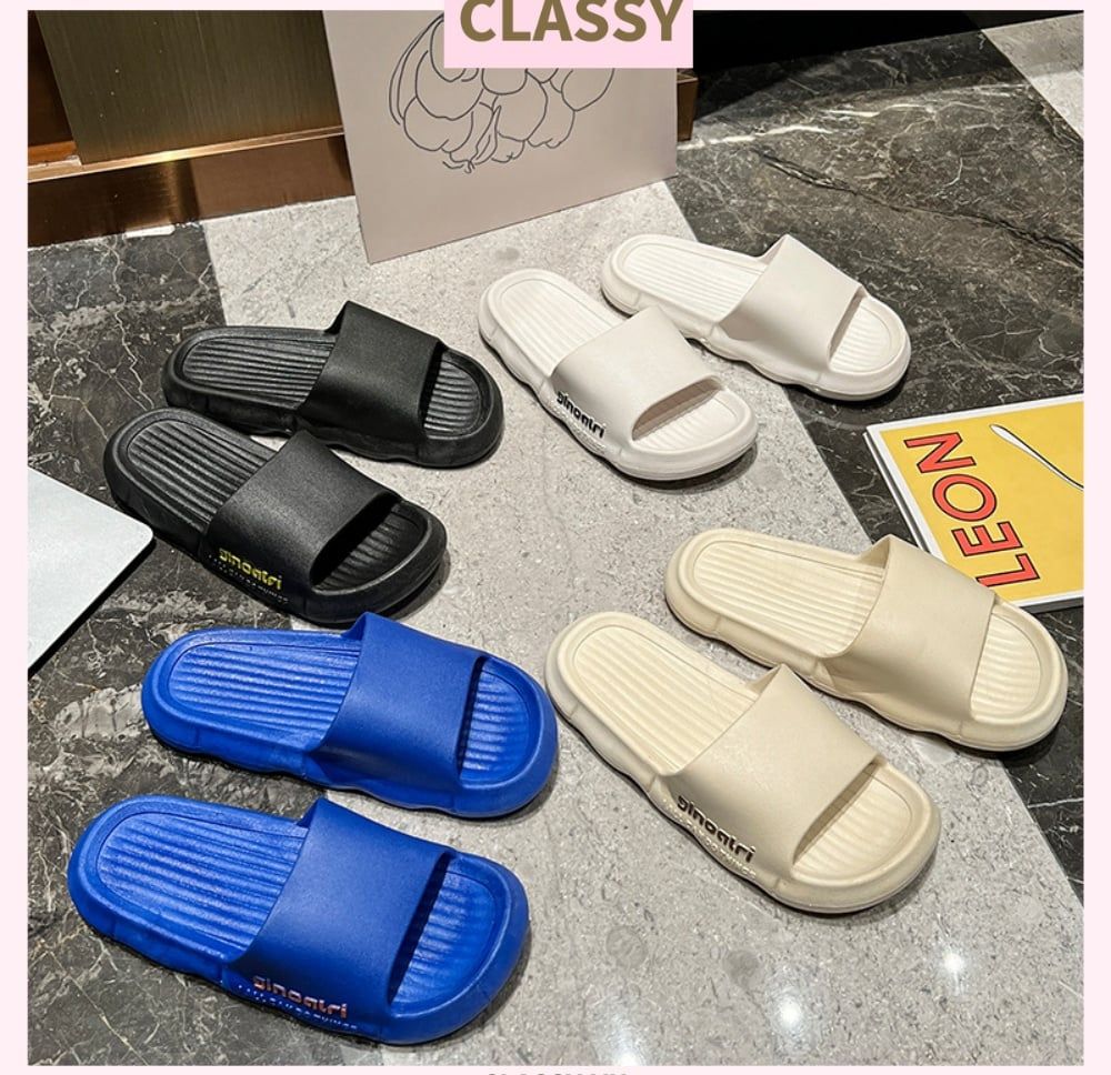 Classy Dép nữ quai ngang đế cao đi trong nhà nữ quai ngang đế cao chất liệu eva chống ngấm nước G1701