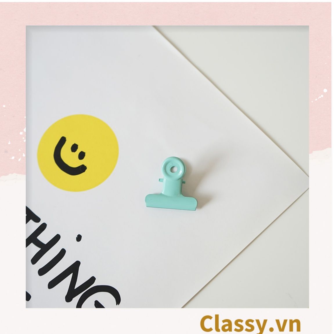 Kẹp giấy màu pastel, sử dụng kẹp dấu trang, kẹp giấy ,văn phòng phẩm sáng tạo tiện lợi PK1092