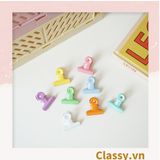  Kẹp giấy màu pastel, sử dụng kẹp dấu trang, kẹp giấy ,văn phòng phẩm sáng tạo tiện lợi PK1092 