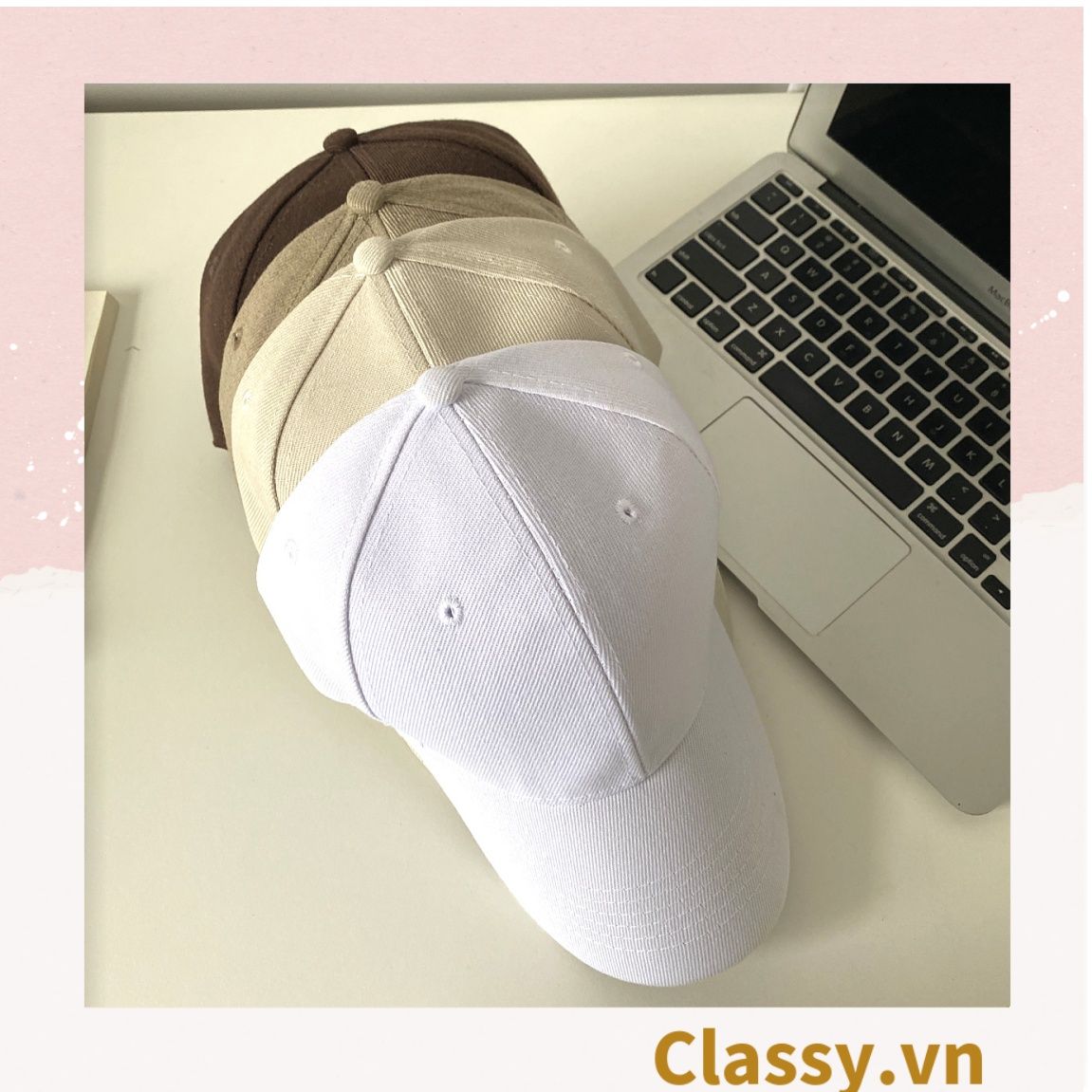 Nón lưỡi trai nhiều màu, chất liệu khaki cao cấp, thích hợp cho cả nam và nữ PK1130