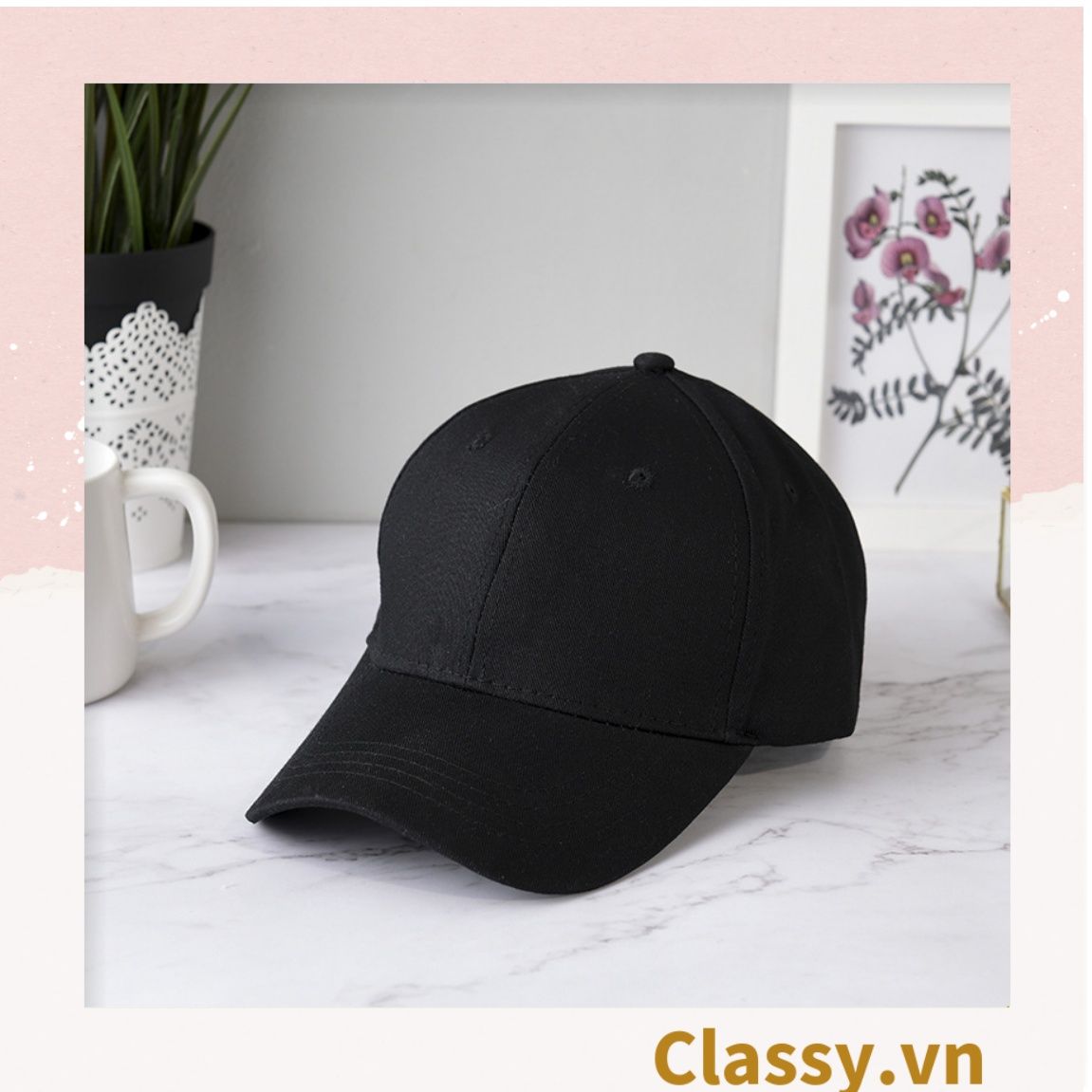 Nón lưỡi trai nhiều màu, chất liệu khaki cao cấp, thích hợp cho cả nam và nữ PK1130