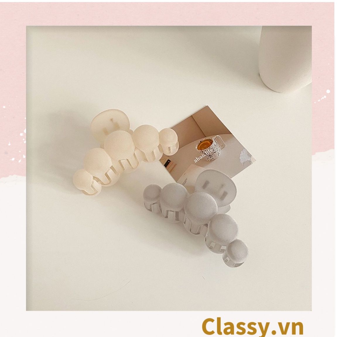 Kẹp tóc càng cua Hàn Quốc nhiều màu phong cách trẻ trung hiện đại PK1131