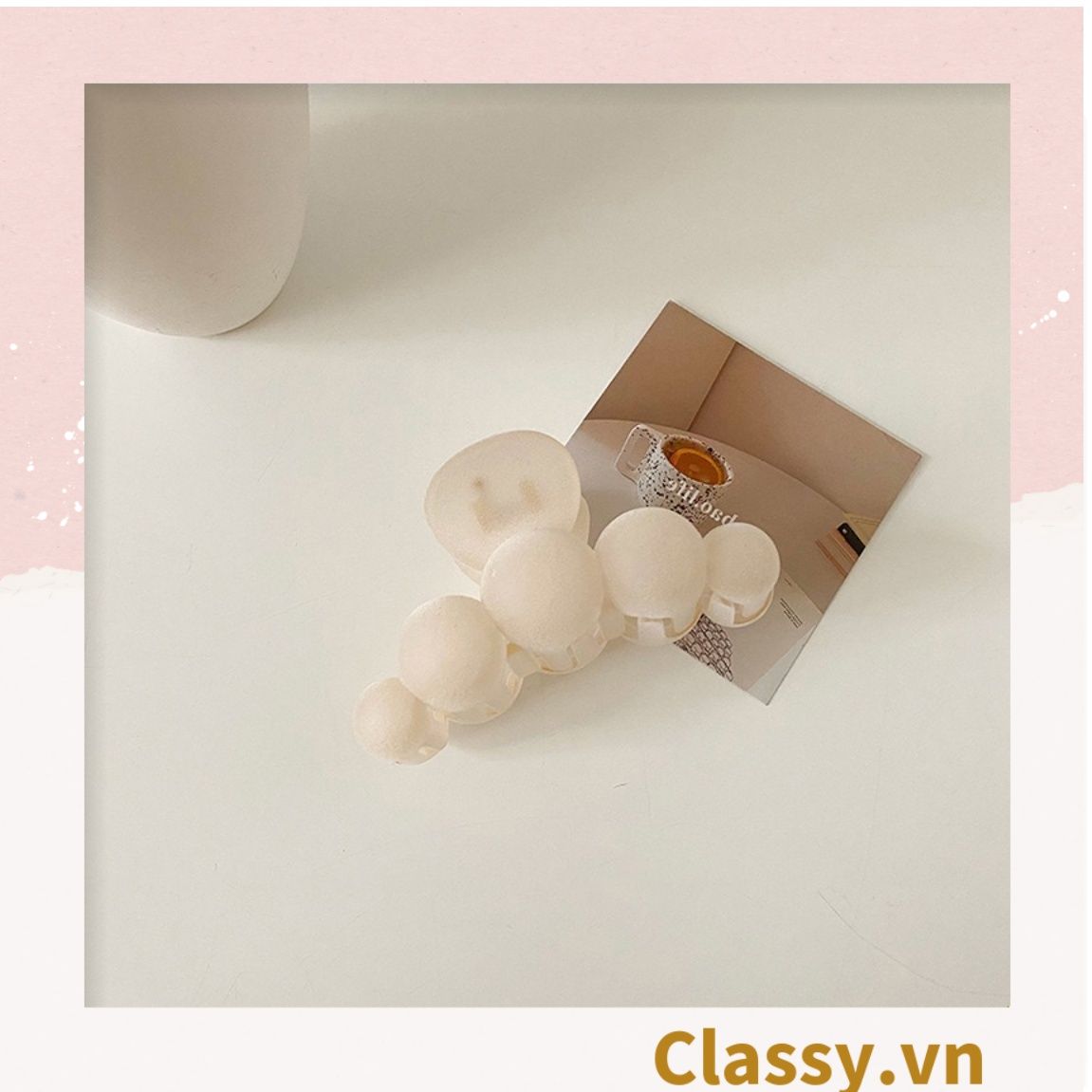 Kẹp tóc càng cua Hàn Quốc nhiều màu phong cách trẻ trung hiện đại PK1131