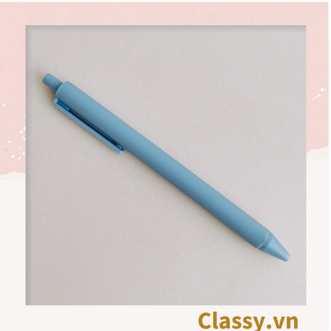 Bút gel màu trơn 0.5mm, tone pastel nổi bật, thích hợp cho sinh viên/nhân viên văn phòng PK1143