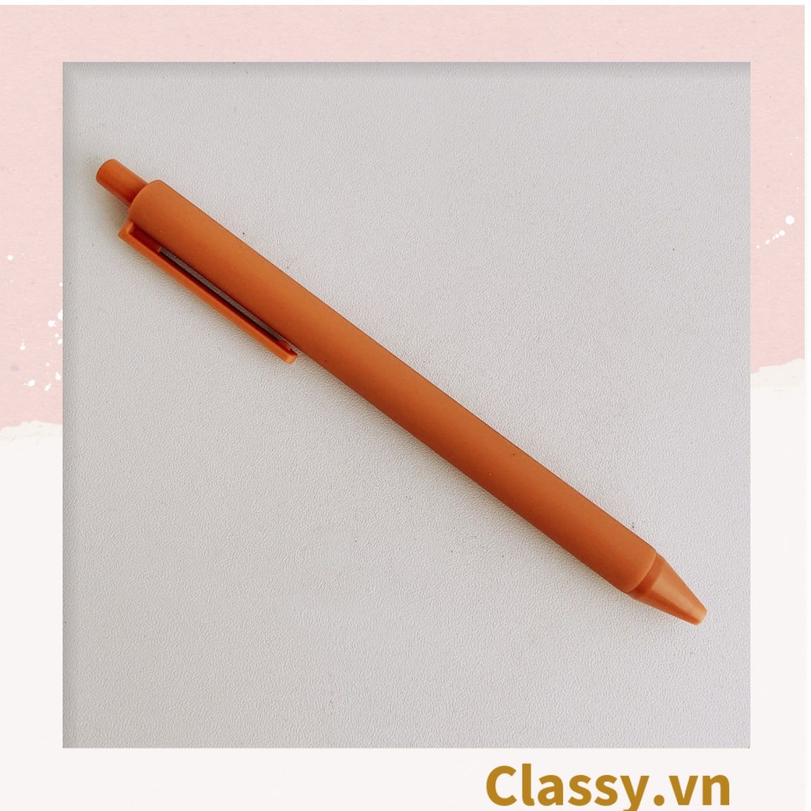 Bút gel màu trơn 0.5mm, tone pastel nổi bật, thích hợp cho sinh viên/nhân viên văn phòng PK1143