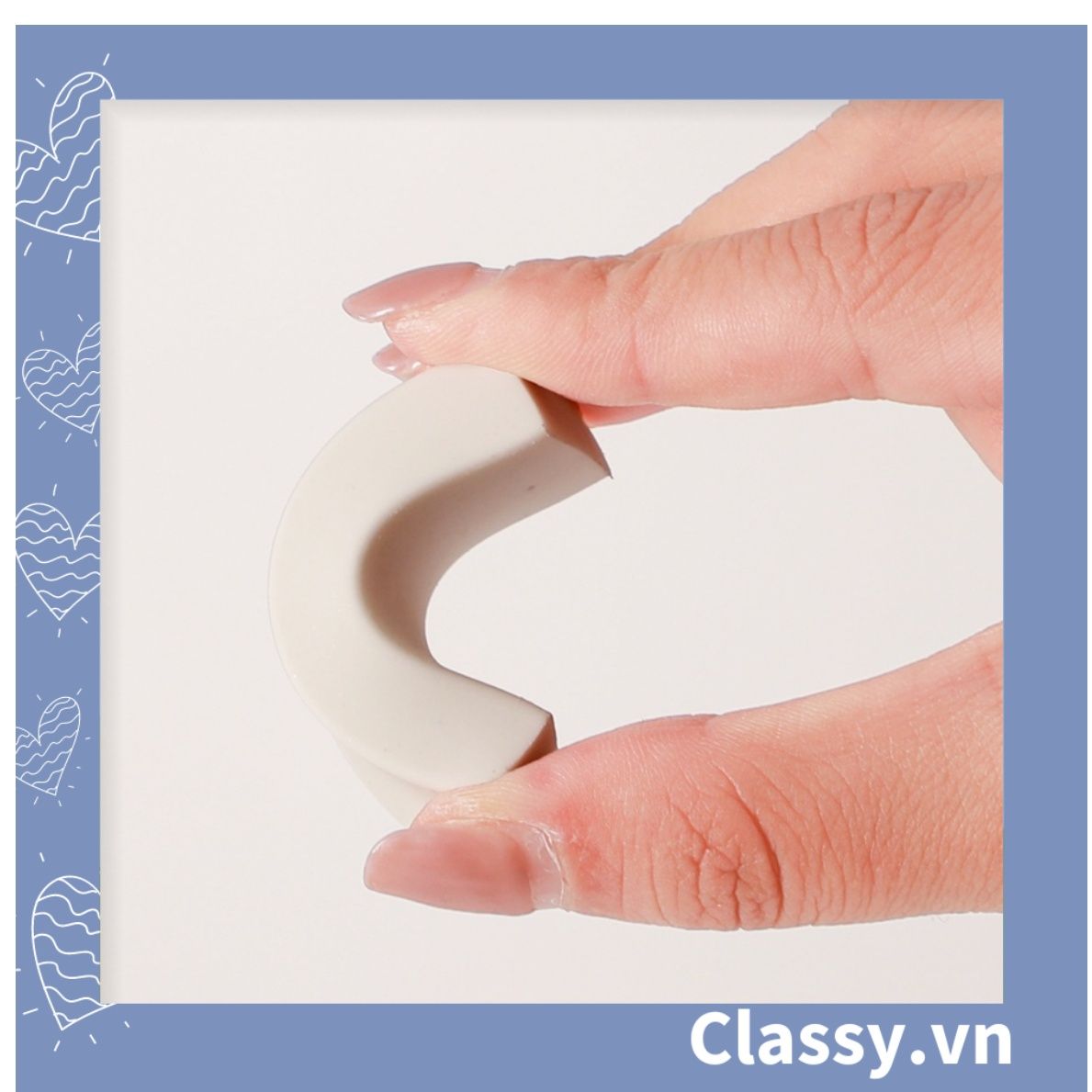 Gôm tẩy hình chữ nhật giúp tẩy sạch vết bút chì, không gây rách giấy PK1199