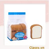  Gôm tẩy hình bánh mì sandwich giúp tẩy sạch vết bút chì, không gây rách giấy PK1204 