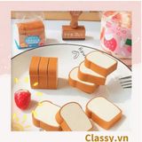  Gôm tẩy hình bánh mì sandwich giúp tẩy sạch vết bút chì, không gây rách giấy PK1204 