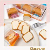  Gôm tẩy hình bánh mì sandwich giúp tẩy sạch vết bút chì, không gây rách giấy PK1204 