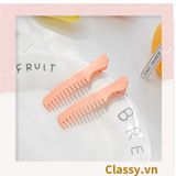  Kẹp tóc mái kiểu dáng chiếc lược, màu sắc pastel nhẹ nhàng dành cho nữ PK1218 