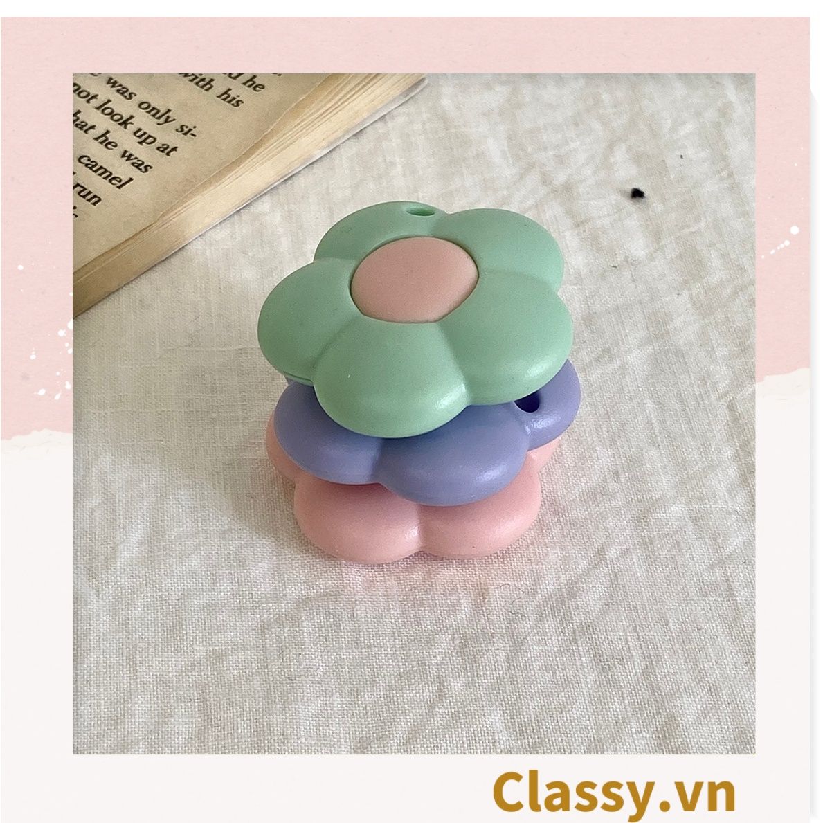 Dao rọc giấy nhỏ gọn 5CM, hình bông hoa, con cún đáng yêu PK1227