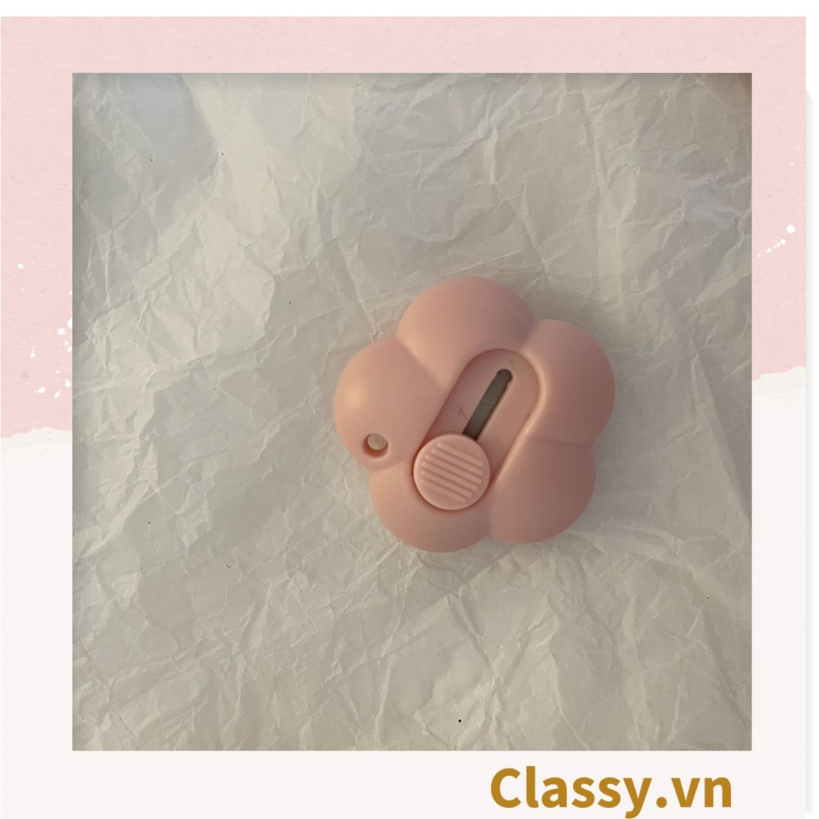Dao rọc giấy nhỏ gọn 5CM, hình bông hoa, con cún đáng yêu PK1227