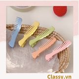  Kẹp tóc mái kiểu dáng chiếc lược, màu sắc pastel nhẹ nhàng dành cho nữ PK1218 