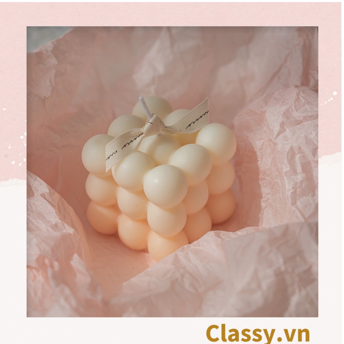 Nến thơm thư giãn nhiều kiểu dáng, phù hợp làm đồ decor phòng PK1250